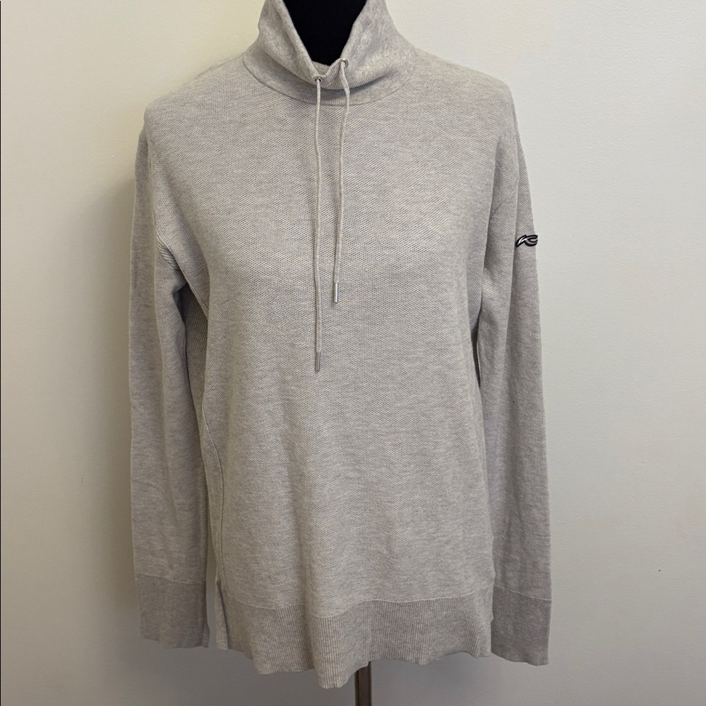 KJUS Women's Kessy Sweater-Silver Fox Melange Outdoor Size XL